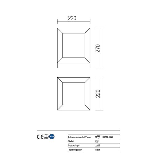 Redo OUT Kültéri álló lámpa 9170 LANDMARK