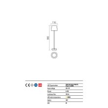 Redo OUT Kültéri asztali lámpa 9175 GIORGIO
