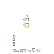 Redo OUT Kültéri mennyezeti lámpa 9199 Beta