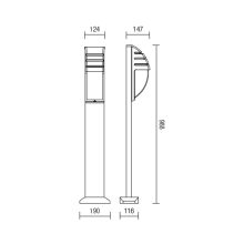 Redo SML Kültéri álló lámpa 9209 BONN