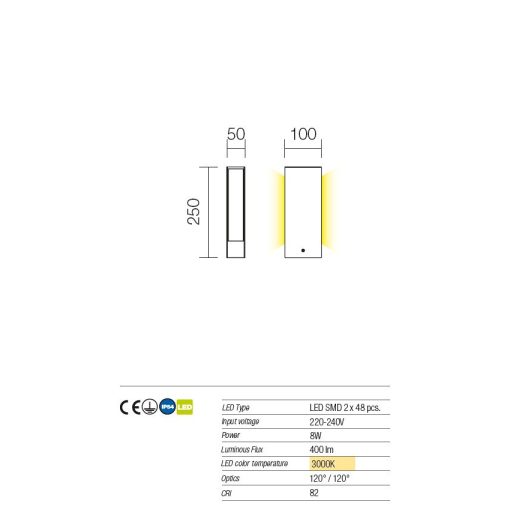 Redo OUT Kültéri álló lámpa 9462 TWIN