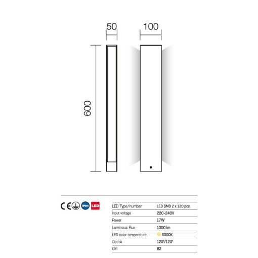 Redo OUT Kültéri álló lámpa 9471 TWIN