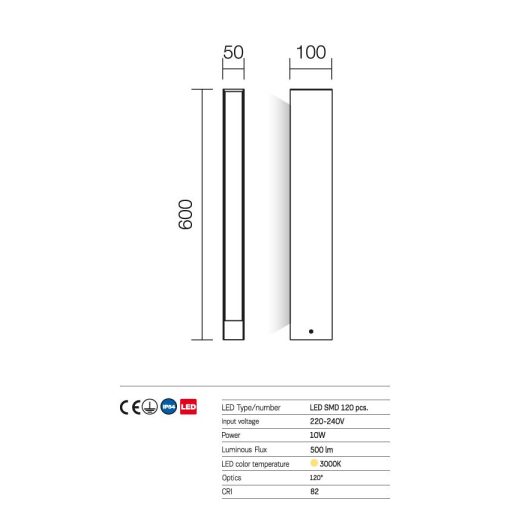 Redo OUT Kültéri álló lámpa 9472 TWIN