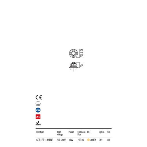 Redo OUT Kültéri spot lámpa 9585 Xeno