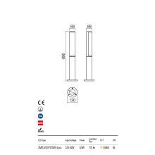 Redo OUT Kültéri álló lámpa 9588 Troll