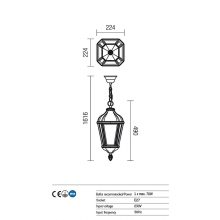 Redo OUT Kültéri függeszték 9059 ESSEN