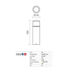 Redo OUT Kültéri álló lámpa 9680 CYCLO