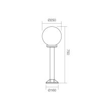 Redo SML Kültéri álló lámpa 9780 SFERA 2
