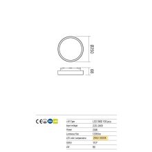 Redo OUT Kültéri mennyezeti lámpa 9884 STAGE