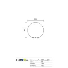 Redo OUT Kültéri álló lámpa 9968 BALOO