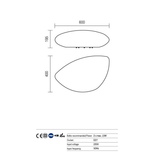 Redo OUT Kültéri álló lámpa 9983 STONE