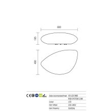 Redo OUT Kültéri álló lámpa 9984 STONE