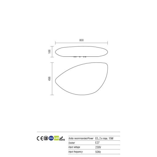 Redo OUT Kültéri álló lámpa 9985 STONE