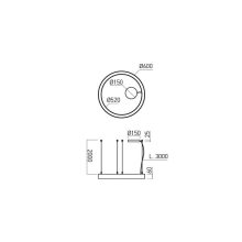 Arelux Függeszték AM01WW SWH XAMBIT