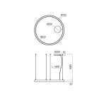 Arelux Függeszték AM02WW SGD XAMBIT