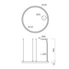 Arelux Függeszték AM03WW SBK XAMBIT