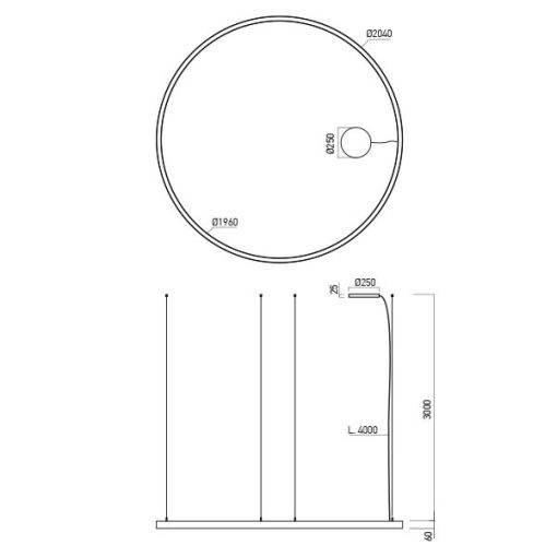 Arelux Függeszték AM05WW SBK XAMBIT