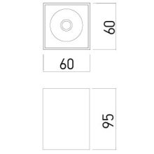 Arelux Mennyezeti lámpa CD01 SGD XCARD