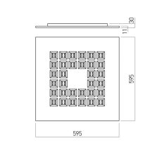 Arelux Álmennyezeti lámpa CMB01CCT XCOMB