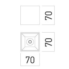 Arelux Mennyezeti lámpa CRQ01WW MBK XCORE