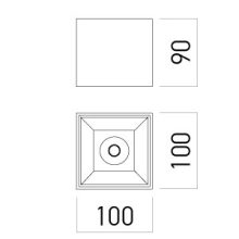 Arelux Mennyezeti lámpa CRQ02UWW MWH XCORE