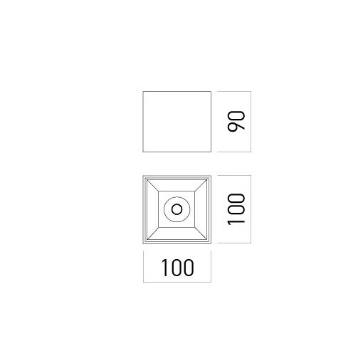Arelux Mennyezeti lámpa CRQ02UWW MWH XCORE