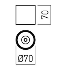 Arelux Mennyezeti lámpa CRR01UWW MWH XCORE