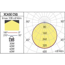 Arelux LED panel CSQ3060WW MWH XCASE