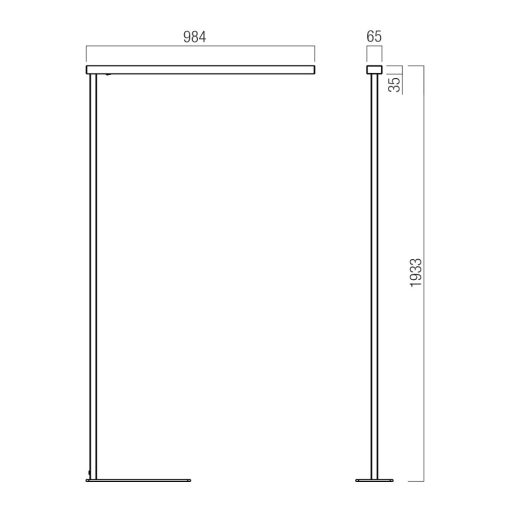 Arelux Álló lámpa DL01WW SWH XDELTA