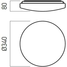 Arelux Mennyezeti lámpa EN01NW XEON