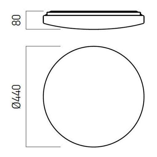 Arelux Mennyezeti lámpa EN02WW XEON