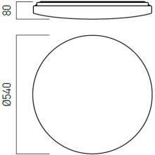 Arelux Mennyezeti lámpa EN03NW XEON