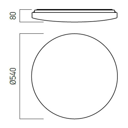 Arelux Mennyezeti lámpa EN03WW XEON
