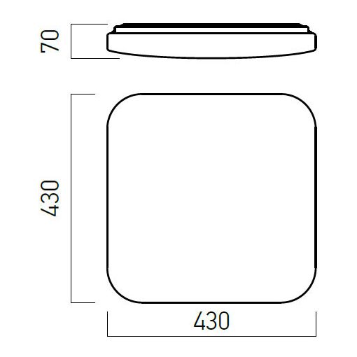 Arelux Mennyezeti lámpa EN05NW XEON