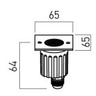 Arelux Taposólámpa GD16NW36 XGROUND