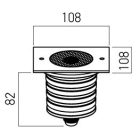 Arelux Taposólámpa GD18NW40 XGROUND