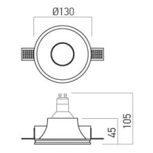 Arelux Beépíthető spot lámpa GSS03 XGESS