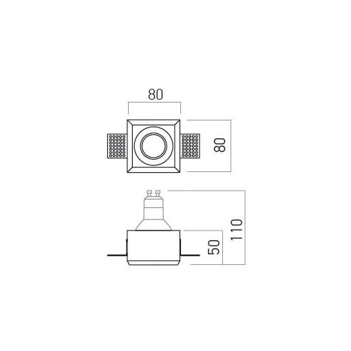 Arelux Beépíthető spot lámpa GSS11RD XGESS