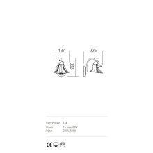 Incanti Fali lámpa IDL W1 05 DALILA