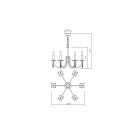 Incanti Csillár IES C6 23 50 ELISIR