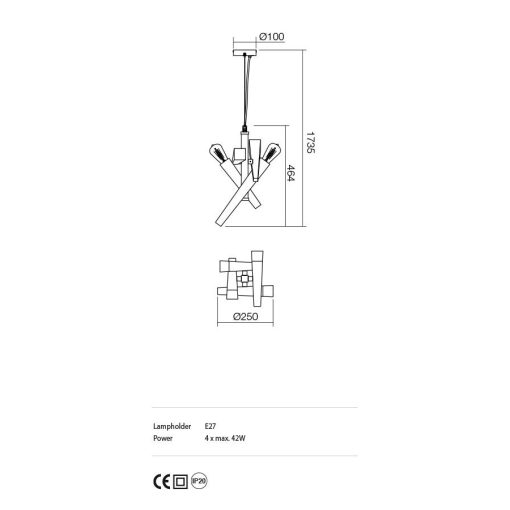 Incanti Függeszték IGL P4 06 12 GALEA