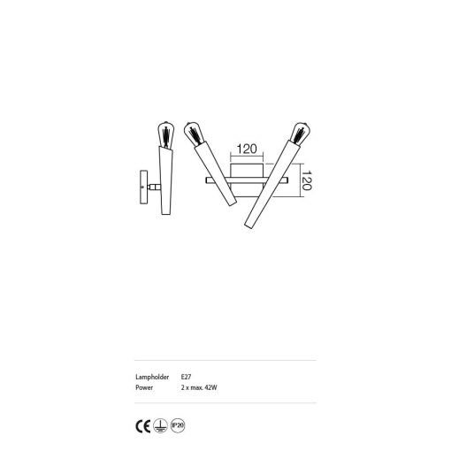 Incanti Fali lámpa IGL W2 06 12 GALEA