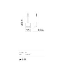 Incanti Fali lámpa IKN W1 06 12 KONIG