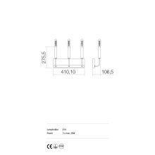 Incanti Fali lámpa IKN W3 06 12 KONIG