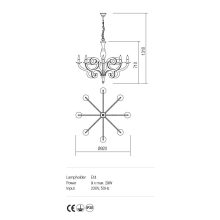 Incanti Csillár IMD C8 05 MEDEA
