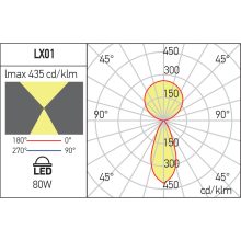 Arelux Álló lámpa LX01CCT SWH XLUX