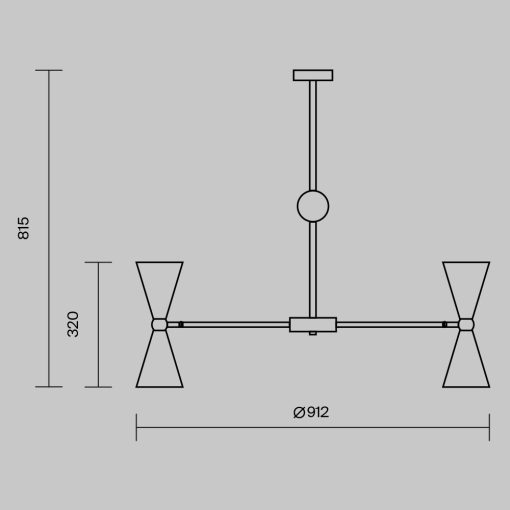 Maytoni Függeszték MOD108PL-14WG VESPER