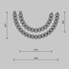 Maytoni Mennyezeti lámpa MOD216PL-L42G3K CAGE