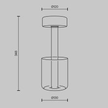 Maytoni Asztali lámpa MOD229TL-L3G3K1 AI COLLABORATION