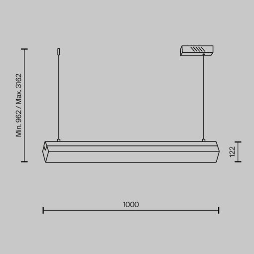 Maytoni Függeszték MOD250PL-L36BS3K PETRA